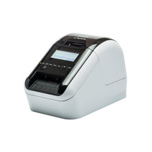 Brother QL820NWBC Etikettendrucker mit verkabeltem Netzwerk, Wi-Fi, Bluetooth, Airprint und MFi-Kompatibilität, Drucken mit Zwei Farben Rot und Schwarz